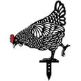 thumbnail image 3 of estatuas de jardín hechas a mano con decoración de pollos, figura de jardín, decoración de pollo acrílica hecha a mano, decoración de jardín al aire libre, patio trasero, regalos de recuerdo familiar, 3 of 5