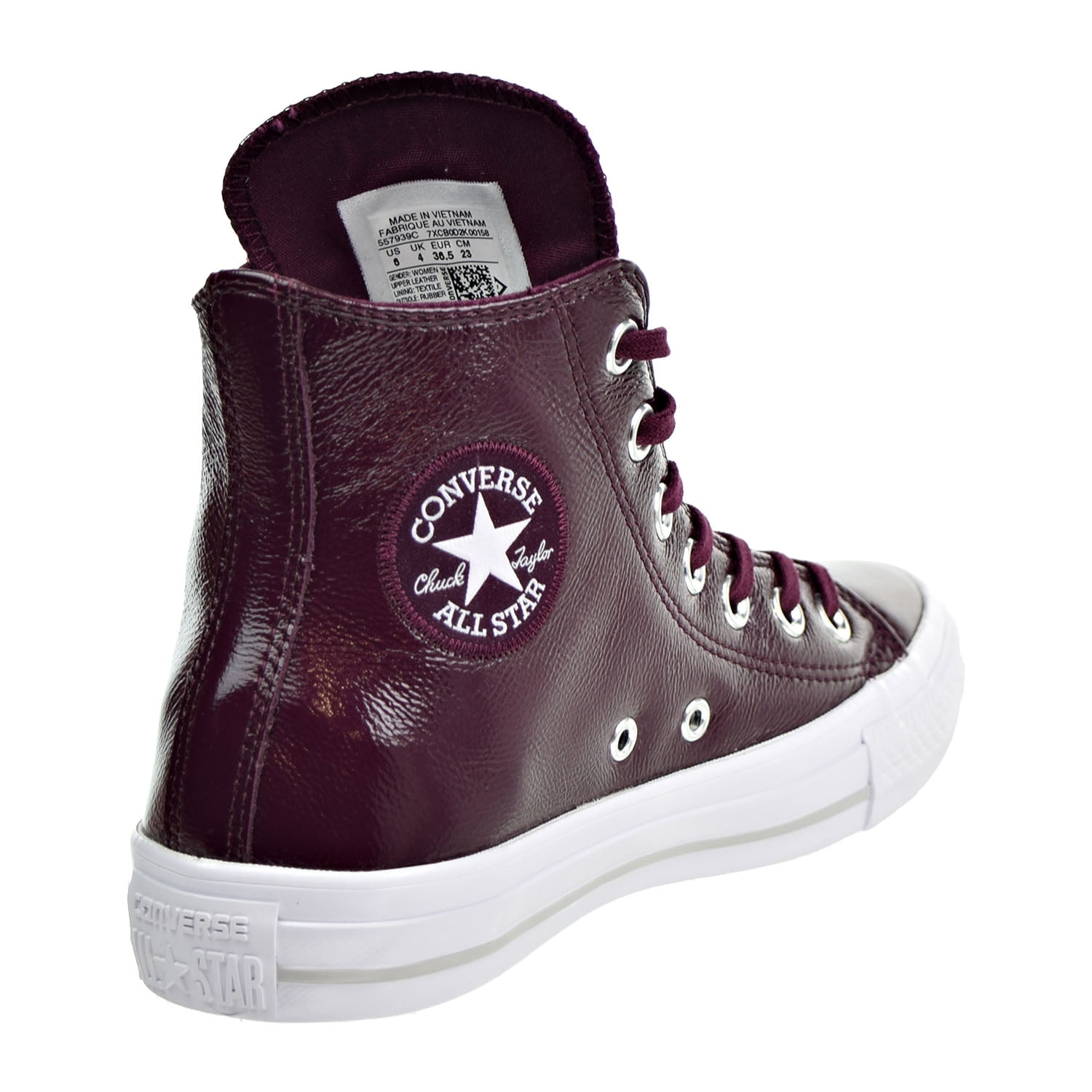 Extremistas malta foso Converse Chuck Taylor All Star High Top Women's Shoes Dark Sangria 557939c  - Walmart.com