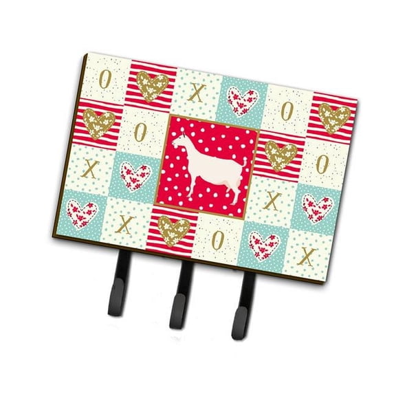 Saanen Goat Love Leash or Key Holder