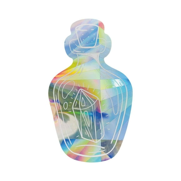 TopLLC Sunshine Catcher Window Stickers, Colorful Glass Stickers, Home Decoration Stickers With Adhesive Prisms, Window Stickers