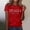 Red, variant on KDFJPTH Womens T Shirts Casual Italian Day Graphic Summer Short Sleeve Tee Top With Patriotic Print Tshirts