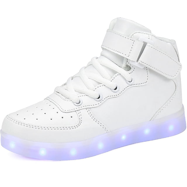 zapatos para niños zapatos luminosos led calzado deportivo para niños-blanco-40 oso de fresa Electrónica
