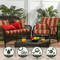 thumbnail image 4 of Greendale Home Fashions 24 x 24 in. Roma Stripe Premium 2-Piece Deep Seat Cushion Set, 4 of 9