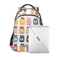 thumbnail image 7 of FORMRS Kids School Backpack Elementary Student Unisex Travel Bookbag with Reflective Stripes, Orange Jar, 7 of 7