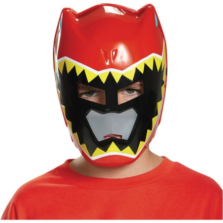 Red Ranger Dino Charge Mask Child Halloween Accessory
