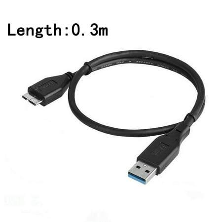 3.0 Micro USB USB For SEAGATE BACKUP Black Portable Data Cable Durable