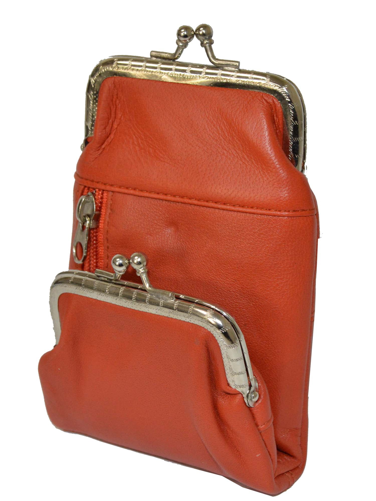 Genuine Leather Cigarette and Lighter Case with Twist Clasp by Leatherboss 