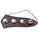 thumbnail image 3 of EeaseMX Placa de control del interruptor de puente de guitarra eléctrica con patrón de hierba para bajo de jazz estilo JB GE113, color negro, 3 of 7
