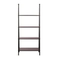 thumbnail image 2 of 58.4" Avalon A Frame Shelf Espresso Brown: Modern 4-Tier Ladder Bookcase", 2 of 7