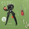 thumbnail image 6 of Garden Grafting Tool Kits, 2025 Upgrade 2 in 1 Pruning Tools Grafting Scissors, V-Graft, Ω-Graft and U-Graft, Heavy Duty Pruning Shears Trimming Fruit Tree Pruning Tools Kit (Black), 6 of 7