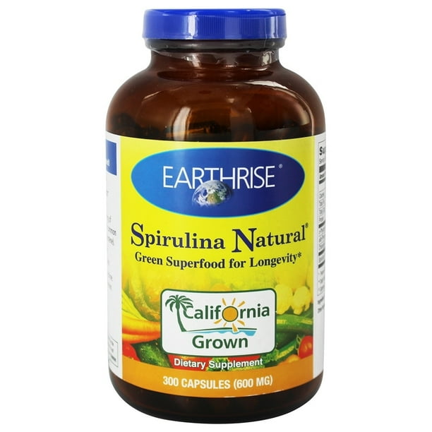 Earthrise Nutritionals Earthrise Spirulina Natural, 300 ea Walmart