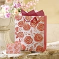 thumbnail image 4 of Cheinxy 13.7" Large Rose Flowers Gift Bags 4 Pack,Thickened Gift bag with Handles,Tissue Paper and Greeting Cards,Suitable for Birthday, Wedding, Mother's Day, Valentine's Day& New Year Gifts, 4 of 10