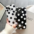 thumbnail image 2 of Simple Polka Dot Glossy Soft  for iPhone Case (White,iPhone 13), 2 of 7