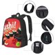 thumbnail image 2 of Disketp Sushi Mochila Minimalista de Gran Capacidad, Mochila de Viaje para Escuela, Trabajo o Uso Diario, 2 of 6