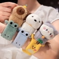thumbnail image 5 of Lovely Animal Slap Snap Wrap Wristband Bracelet Capybara Dog Cat Plush Hand Ring Wristband Kids Toys Creative Funny Gift, 5 of 5