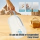 thumbnail image 4 of Bolsa de Natación Impermeable de Poliuretano 1.85 Galones con Separación Seco/Mojado, Bolsa de Almacenamiento Deportiva de Mano con Compartimento, Bolsa de Playa Portátil Negro y Blanco, 4 of 6