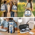 thumbnail image 5 of HUIACONG 17" Baseball Drip Universal Kids Backpack 4PCS Set, School Bookbag with Lunch Bag for Boys Girls Age 8-12, 5 of 7