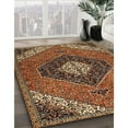 thumbnail image 3 of Ahgly Company Machine Washable Indoor Rectangle Traditional Saffron Red Area Rugs, 5' x 8', 3 of 7