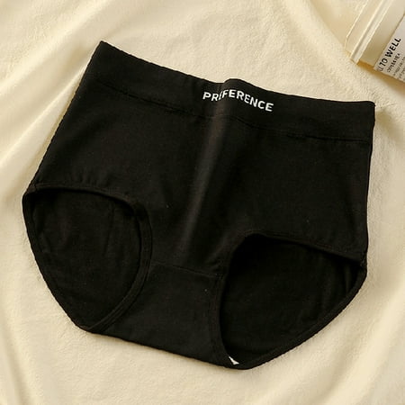 Color Panties Cotton Women Comfortable High-waist Underwear Soft Lingerie Breathable Female Panty Fitness Sports Briefs M-XXL