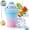 Pink Blue, variant on 2-in-1 Collapsible Silicone Ice Ball Maker Cup, Reusable Portable Ice Sphere Mold with Straw & Lid,Touch-Free Large Round Ice Sphere Mold,One-Click Easy Demolding,Leakproof Travel Tumbler (Blue)