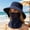 Navy, variant on HCBY UPF50 Full Coverage Fishing Sun Hat, Quick Dry Breathable Bucket Hat with Detachable Face Mask Neck Flap, Windproof Foldable Outdoor Hat for Hiking Cycling Camping