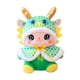 thumbnail image 3 of Juguete de dragón de Año Nuevo, figuras de dragón de peluche, decoración, dragón de dibujos animados suave cian, 3 of 9