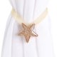 thumbnail image 1 of Un par de hebillas de cortina magnéticas de estrella, soporte de seda, hebilla de cortina brillante dorada Jormftte HMHZ1088-1, 1 of 3