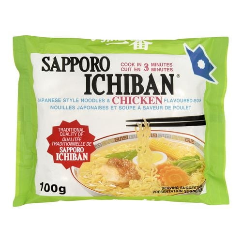 Sapporo Ichiban Japanese Style Noodles and Chicken Soup