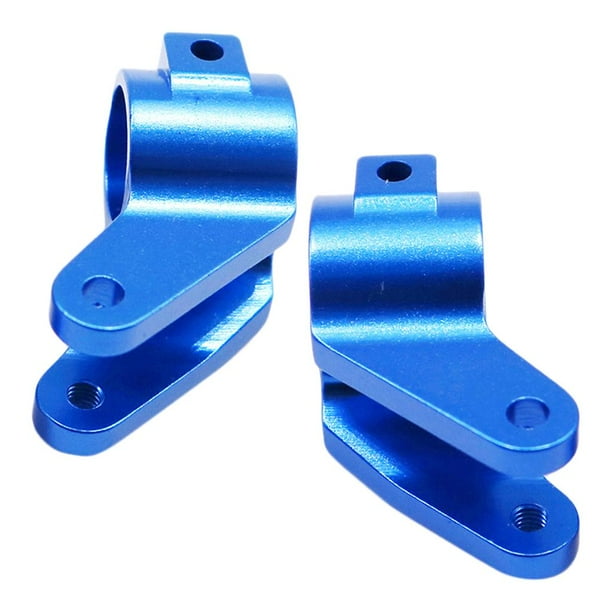 Portacubos de dirección L/R copa aleación de aluminio perfke Portador del eje de dirección 2 piezas 3 colores Azul oscuro