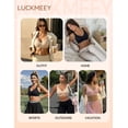 thumbnail image 6 of LUCKMEEY Plus Size Women Deep V Plunge Jelly Support Wirefree Seamless Convertible Bra, 6 of 7