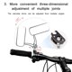 thumbnail image 3 of Soidarity 2 uds espejo lateral de bicicleta espejo retrovisor duradero giratorio de aleación de aluminio Ciclismo No.1 Soidarity OD010203-01, 3 of 6