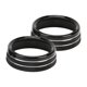 thumbnail image 2 of 2pcs Air Conditioning Knob Trims Rings Black Decoration Replacement for Ford Mustang/Focus, 2 of 9