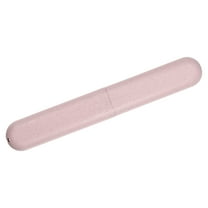 Vocoste 1 Pc Traveling Toothbrush Holders Case, PP Toothbrush Case for Travel Business, Pink,  8.07"x1.22"x0.83"