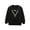 Black, variant on CYRBOKO Girls Pullover Sweatshirts, Crew Neck Autumn Casual Pullover Long Sleeve Tops White Size 7-8 T