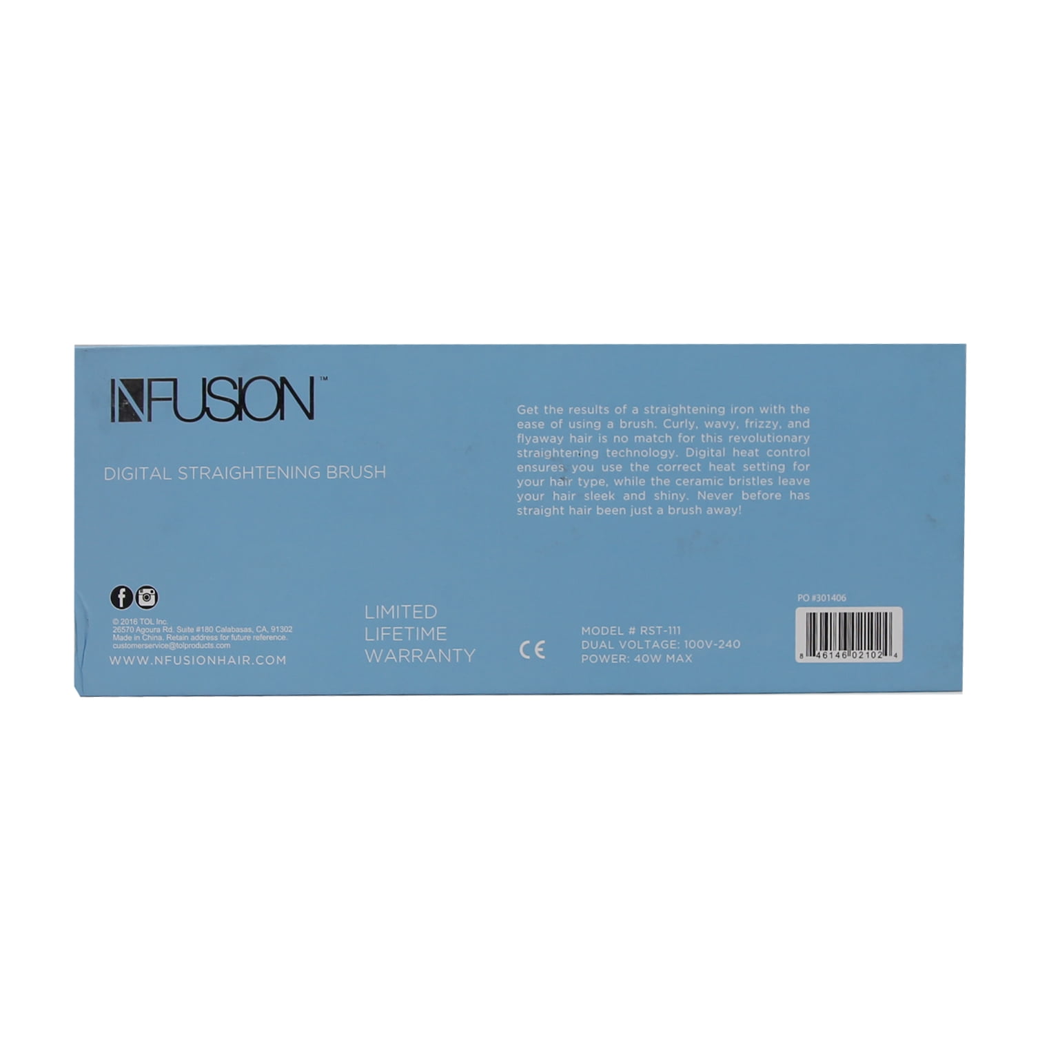 NFUSION Digital Straightening Brush