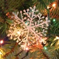 thumbnail image 5 of 30 piezas de adornos grandes de copos de nieve navideños para colgar en el árbol de Navidad, decoración de copos de nieve con purpurina, guirnaldas de Año Nuevo para bricolaje, decoración del hogar, 5 of 5