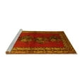 thumbnail image 2 of Ahgly Company Machine Washable Indoor Rectangle Persian Yellow Traditional Area Rugs, 2' x 4', 2 of 4