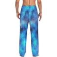 thumbnail image 7 of FREEAMG Men's Pajama Pants with Pockets Sleepwear Lounge Pants Stretch Casual Galaxy Blue Space 28, 7 of 7