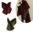 thumbnail image 5 of JZROCKER Luxurious Plush Shawl Neckerchief Shawl Plush Wrap Elegant Long Bridal Shawl, 5 of 21