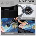 thumbnail image 5 of Binienty Golden Turtle Ocean Print Universal Auto Trunk Cargo Liner, Anti-Slip Easy Clean Rear Trunk Protective Mat, Stylish Vehicle, 29" x 39" Fit for Most Sedan SUV Wagon, 5 of 6