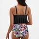 thumbnail image 4 of Mujeres Bikini Trajes de Baño Vintage Impreso Conservador Falda de Playa, Traje de Baño de Dos Piezas para las Vacaciones, 4 of 9