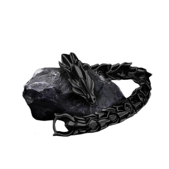lanema Multiupurpose Antique Silver Gold Vikinged Bracelet Men's Punk Jewelry Dragon Bone Chain Wristband Daily Casual Wear