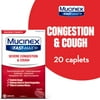 Mucinex Fast-Max Severe Congestion & Cough Medicine, OTC Sinus Nasal Decongestant, 20 Caplets