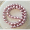 thumbnail image 3 of K-KED Wholesale 8mm/10mm Multi-color South Sea Shell Pearl Round Loose Beads 15inch-Coffee-8mm, 3 of 8