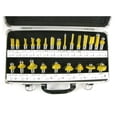 thumbnail image 4 of 24 Piece Carbide 1/2" Shank Router Bit Set with High-Quality Aluminum Case, 4 of 4