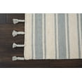 thumbnail image 5 of Nourison Solano Boho Striped Ivory/Spa 4' x 6'6" Area Rug, (4' x 7'), 5 of 6
