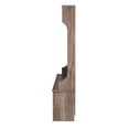 thumbnail image 2 of Prepac 60 in W x 77 in H x 15.5 in DWide Hall Tree with Shoe Storage, 2 of 6