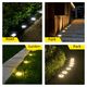 thumbnail image 5 of Luces solares Luces pastorales Luces solares para exteriores Luces para acampar en el jardín Luz cálida Luces solares enterradas para césped, 5 of 6