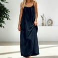 thumbnail image 6 of Wxolcjlv Spaghetti Strap Maxi Dress for Women Relaxed Fit Casual Daily Beach Holiday Long Dress, 6 of 7