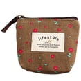 thumbnail image 1 of Canvas Coin Purse Creative Lovely Zipper Change Purse Change Pouch for Women, 1 of 10
